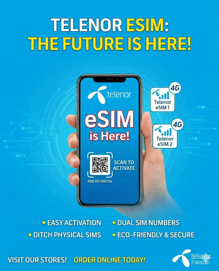 Telenor eSIM in Pakistan- Step-by-Step Guide 2 telenor esim