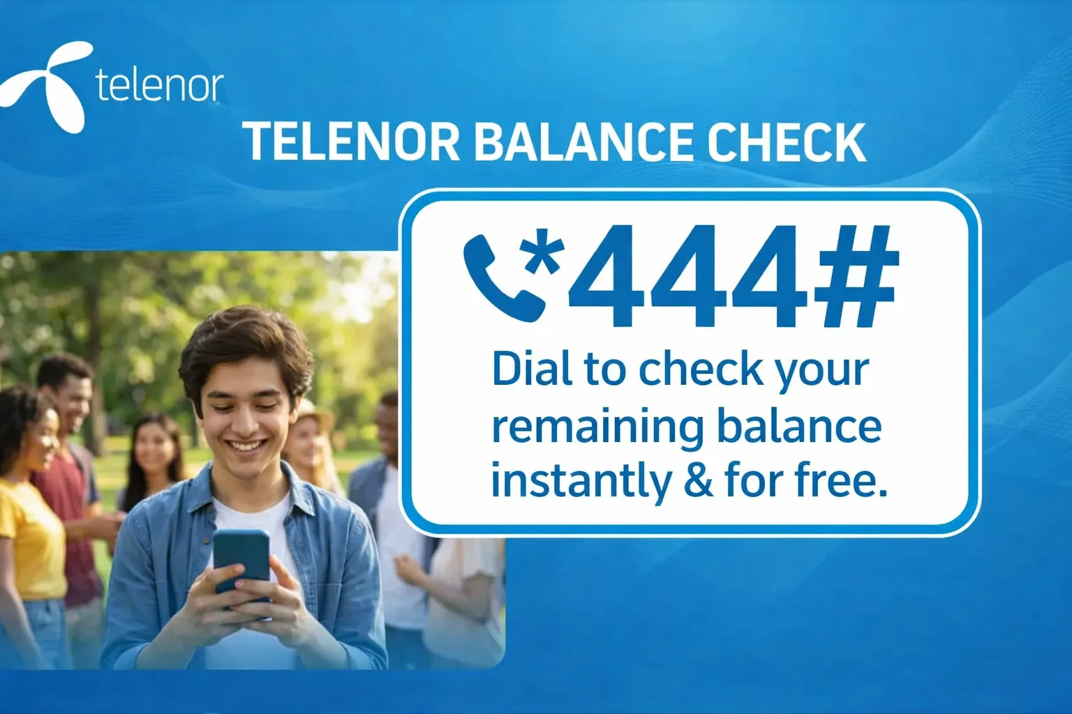 Telenor balance check code 1 telenor balance check code